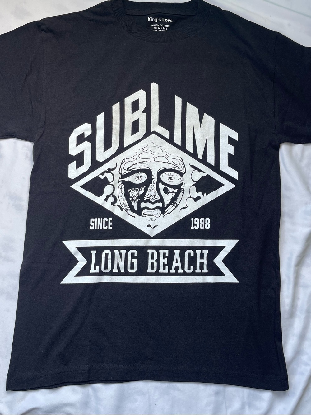 Brand new Sublime Long Beach Black Graphic Tee shirt